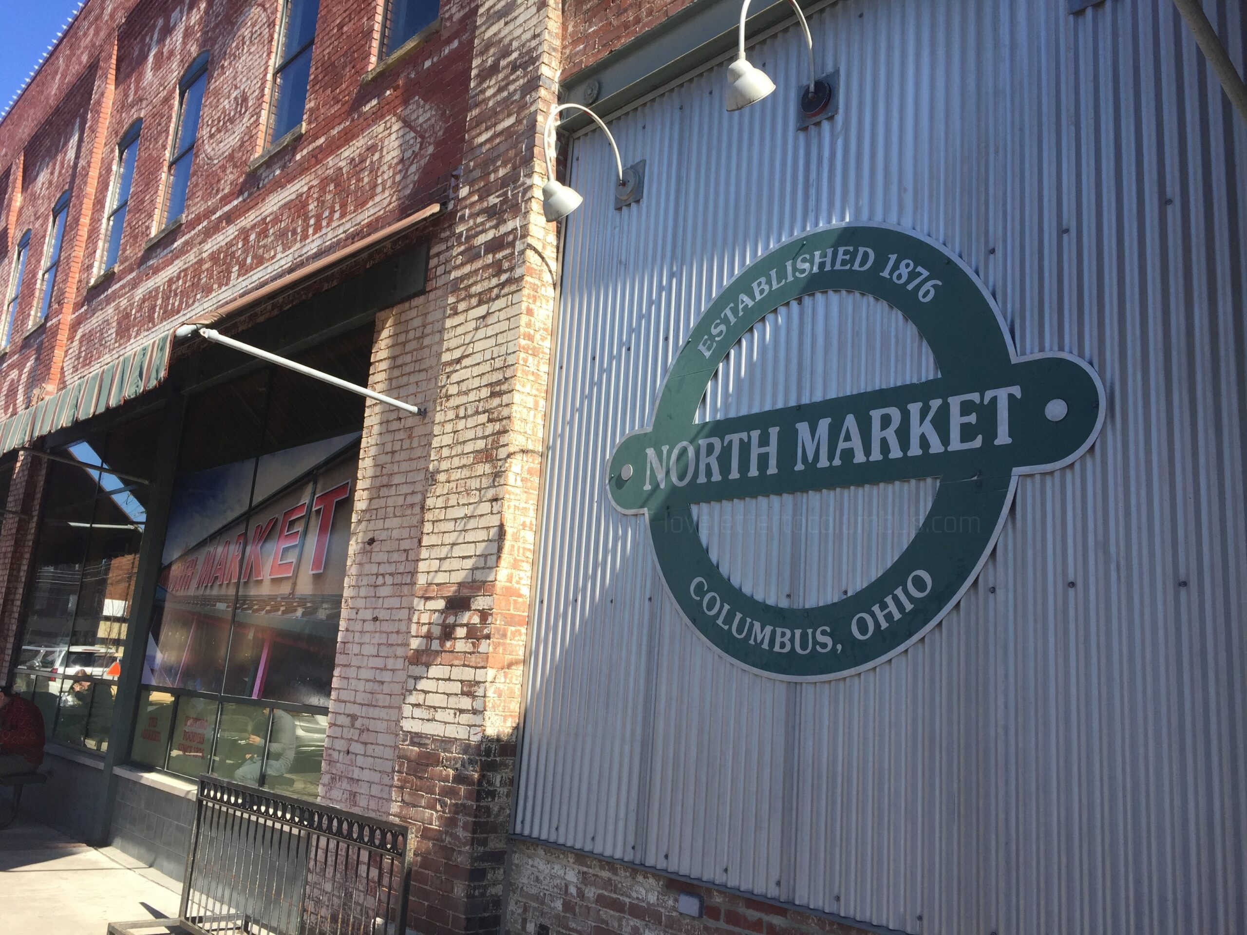 North Market external sign Columbus Ohio