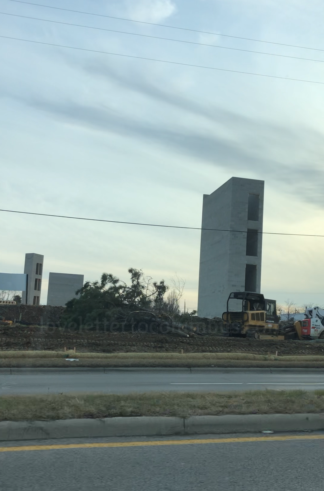 Construction along Henderson Road Columbus Ohio